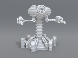 robot turret 3D-Druckmodell