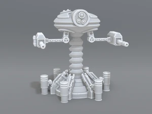robot turret 3D Print Model