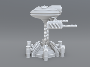 robot turret 3D-Druckmodell