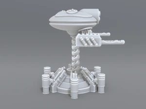robot turret 3D Print Model