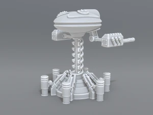 robot turret 3D Print Model