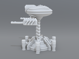 robot turret 3D-Druckmodell