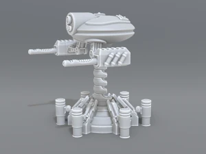 robot turret 3D Print Model