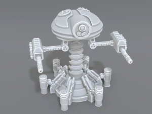 robot turret 3D Print Model
