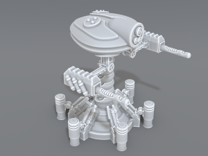 robot turret 3D-Druckmodell