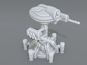 robot turret 3D Print Model