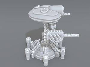 robot turret 3D-Druckmodell