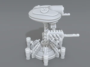 robot turret 3D Print Model