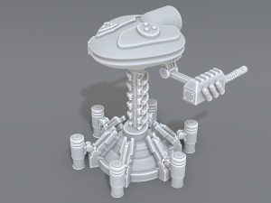 robot turret 3D-Druckmodell