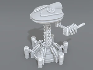 robot turret 3D Print Model