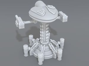 robot turret 3D-Druckmodell