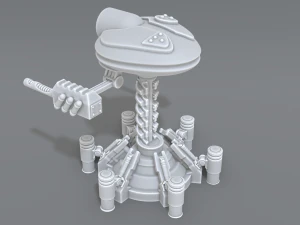robot turret 3D Print Model