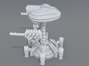 robot turret 3D-Druckmodell