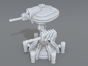 robot turret 3D-Druckmodell
