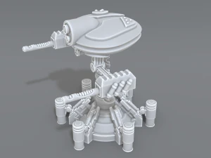 robot turret 3D Print Model