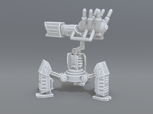 robot turret Modelo de Impressão 3D