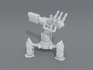robot turret 3D Print Model