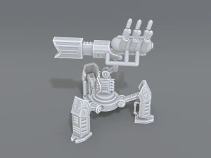 robot turret 3D Print Model