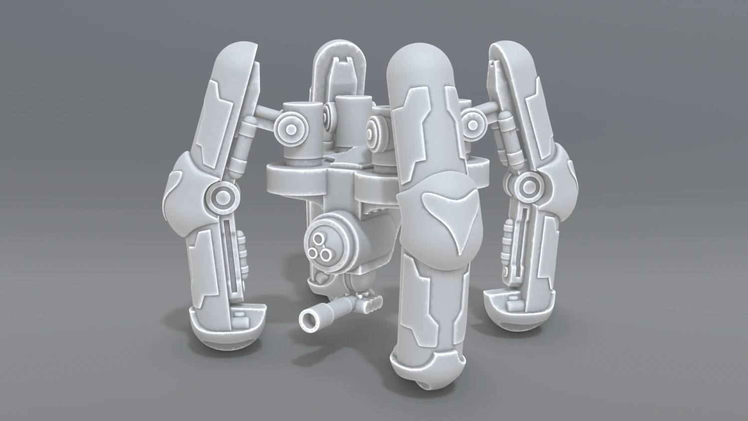 menara robot Model Cetak 3D .c4d .max .obj .3ds .fbx .stl .blend 