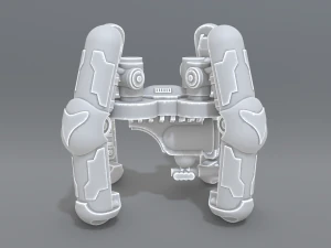 menara robot Model Cetak 3D