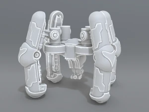 menara robot Model Cetak 3D