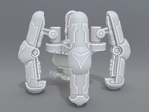 robot turret 3D Print Model