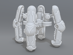 robot turret 3D Print Model
