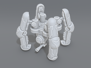 robot turret 3D Print Model