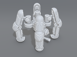 robot turret 3D Print Model