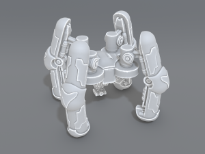 robot turret 3D Print Model
