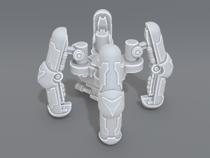 robot turret 3D Print Model