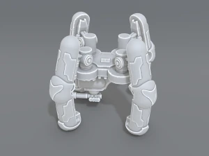 menara robot Model Cetak 3D