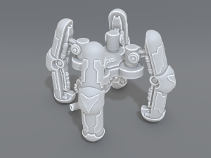 robot turret 3D Print Model
