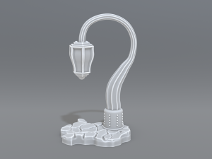 lamp post 3D 프린트 모델