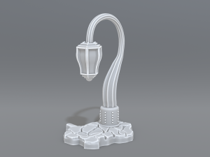 lamp post 3D 프린트 모델