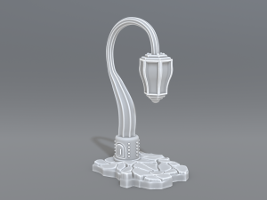 lamp post 3D 프린트 모델