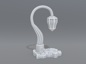 lamp post 3D 프린트 모델