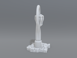 lamp post 3D 프린트 모델