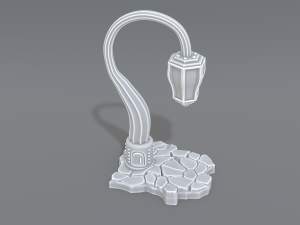 lamp post 3D 프린트 모델