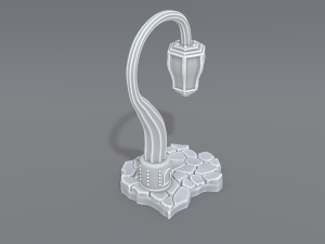 lamp post 3D 프린트 모델
