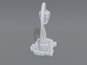 lamp post 3D 프린트 모델