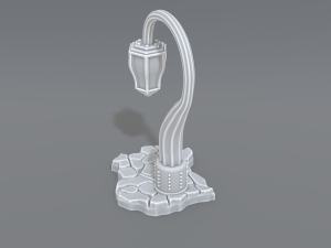 lamp post 3D 프린트 모델