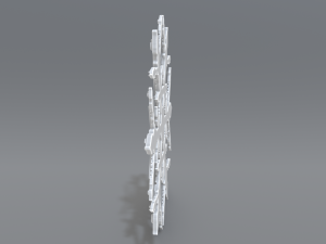 snowflake 3Dプリントモデル