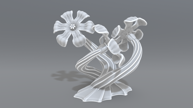 flowers 3D Baskı Modeli .c4d .max .obj .3ds .fbx .stl .blend