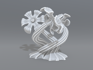flowers 3D Baskı Modeli