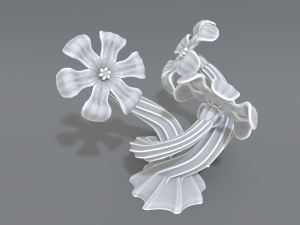 flowers 3D Baskı Modeli