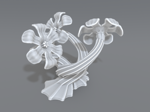 flowers 3D Baskı Modeli