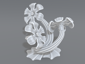 flowers 3D Baskı Modeli
