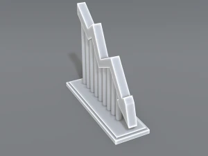 seta dw Modelo de Impressão 3D