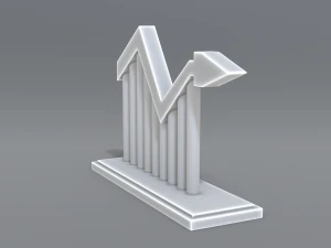 pijl midden 3D printmodel